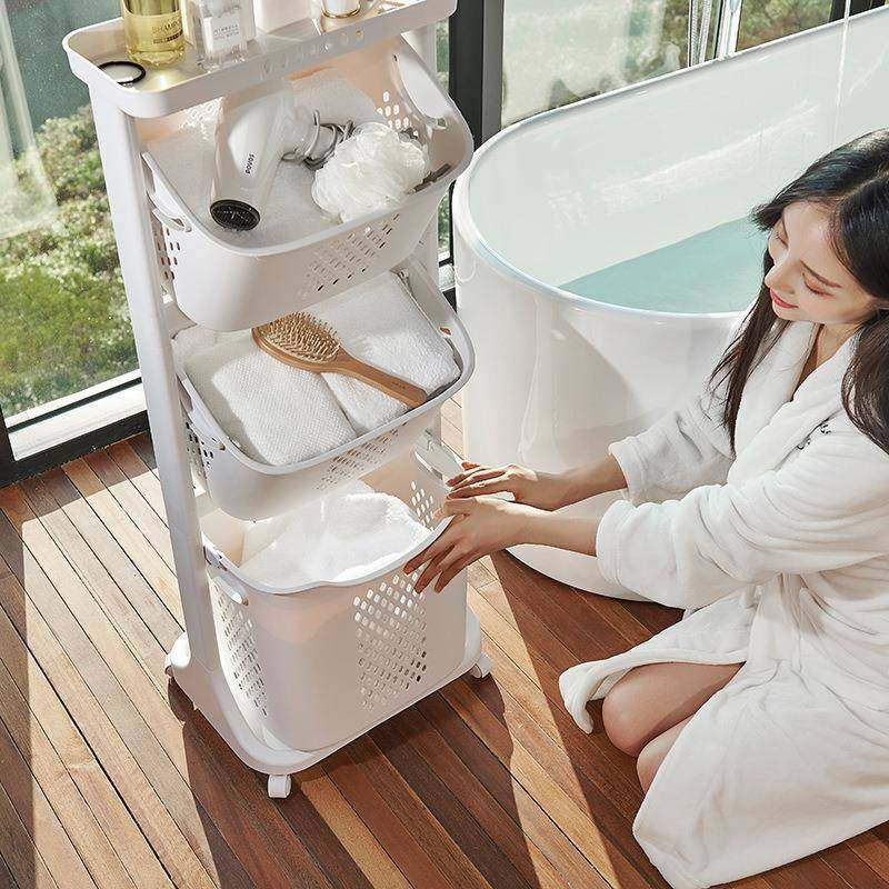 筐大容量脏室wm收纳篮衣篮家用衣服收纳卫生间浴置脏物架洗衣篮收