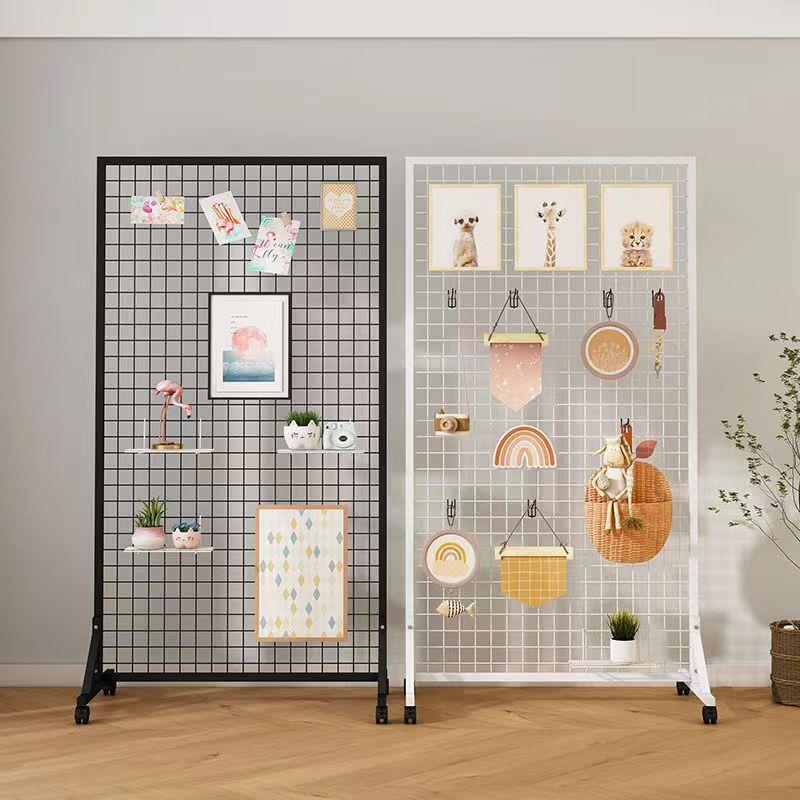 儿园品展示架画室网格饰品美工区手484工书画作展幼示架架折叠展