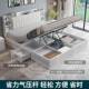 床现代简约1气动高箱物床15米实木小户型白色收白色款 启.纳.8轻奢