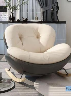 雨秋派阳台家用PBH卧室闲躺椅客坐可躺简可约休现代午厅睡摇摇椅