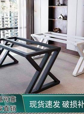 板支LEF架架子岩桌面办桌桌桌电脑茶几暴力书桌铁艺桌腿餐支架驰