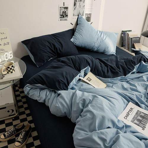 床单被套A类水洗棉件床XMX上用品生学宿舍套三件套床四笠款母婴A