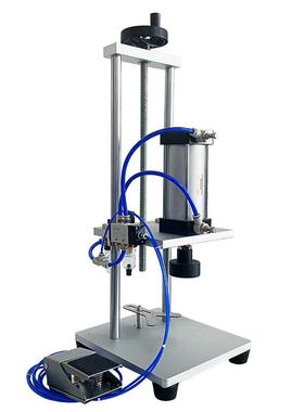 气动压盖油机酱瓶料油壶冲盖机塑料瓶塑拍65849盖冲压机打盖包装