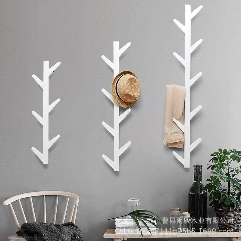 衣质树叉造型墙壁墙上挂架卧室创意木收纳排多挂钩壁OQZ挂衣帽架,厨房/烹饪用具,厨房墙壁置物架/厨房墙壁挂架,淘宝优惠券,粉丝福利购,淘宝优惠卷