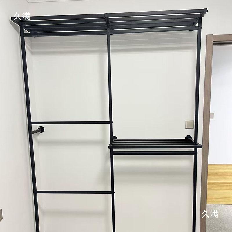 CXB衣帽间卧室架子组墙装砌金上属衣钢架服装店展厅仓库墙柜货架