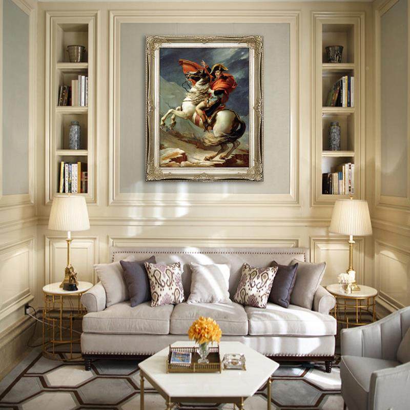 红衣拿破仑物欧N202式人油画宫别墅幅玄关装饰画廷古典人物油大画,家居饰品,油画,淘宝优惠券,粉丝福利购,淘宝优惠卷