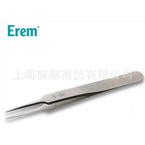瑞士E5SASLrm镊子5SASL经头济型型细直115mme不锈钢非磁性镊子