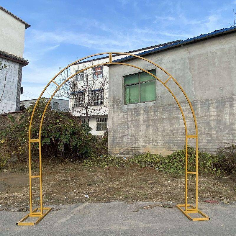 铁扎艺双杆拱礼门架子COX舞台景布置T台花门婚场装饰背景门型架子
