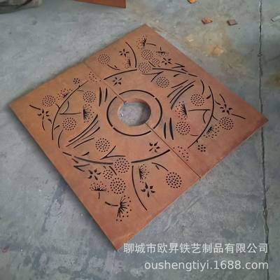 广东不锈钢篦树篦子护树板树池篦子EJH盖浮雕款子场树板市政广园