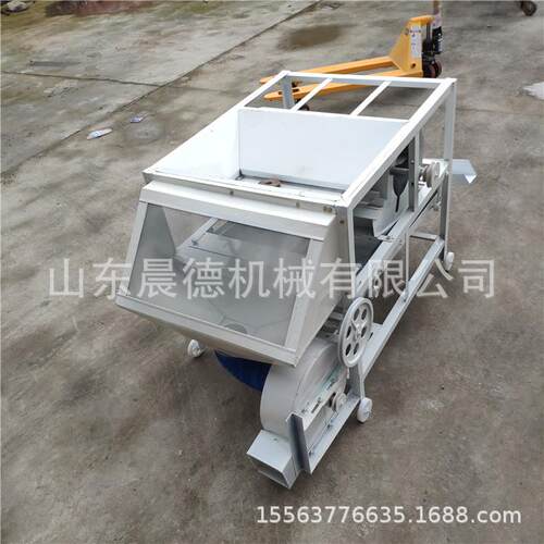 小粮生振动筛型选机两相电黄豆花振食筛玉CD-小型-米去石机