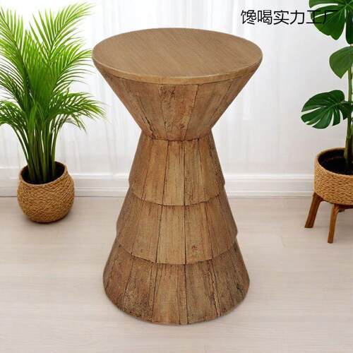 中古茶风花架小几阳台小代花茶桌单人沙发落地摆件替咨询客服品落