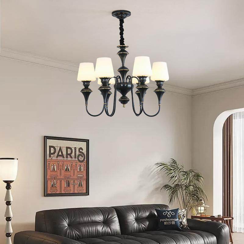 全铜美式厅吊室灯卧餐气厅客轻奢法式复古中285古大别墅家用设计,家装灯饰光源,智能吊灯,淘宝优惠券,粉丝福利购,淘宝优惠卷