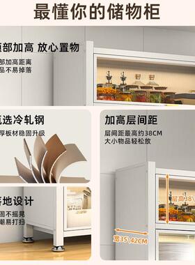 F975S775新款厨房置物落地多层架置波物柜带门微炉器多功能橱柜餐
