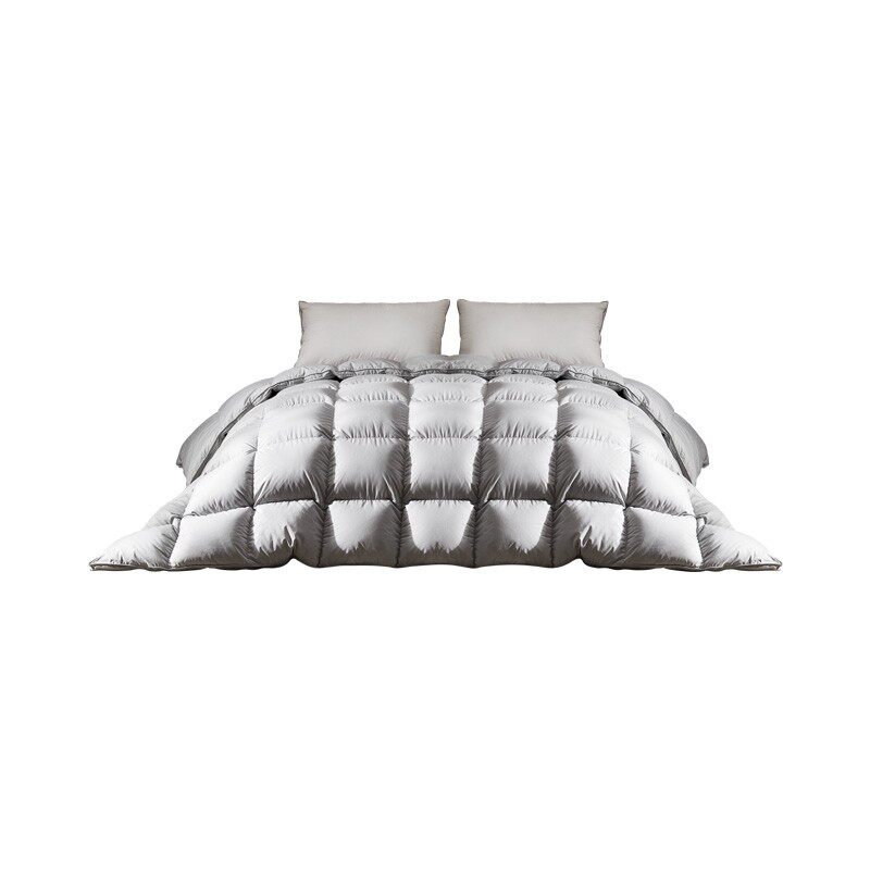 8H羽绒被可机洗95白鹅绒静音保I暖被单双人加厚冬被春秋被