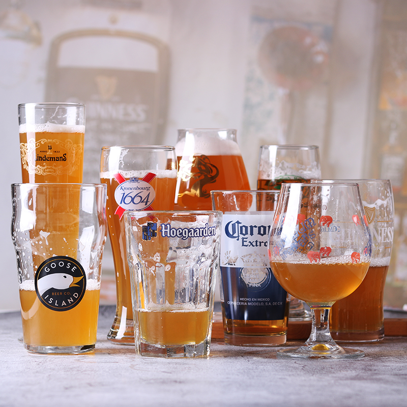 精酿啤酒玻璃杯鹅岛1664佳B白酿酒狗科罗娜巨石健无双林德曼