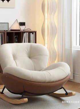 摇椅摇客厅卧室家用懒椅KXZ人沙发椅沙发成人躺椅红单人阳台子摇