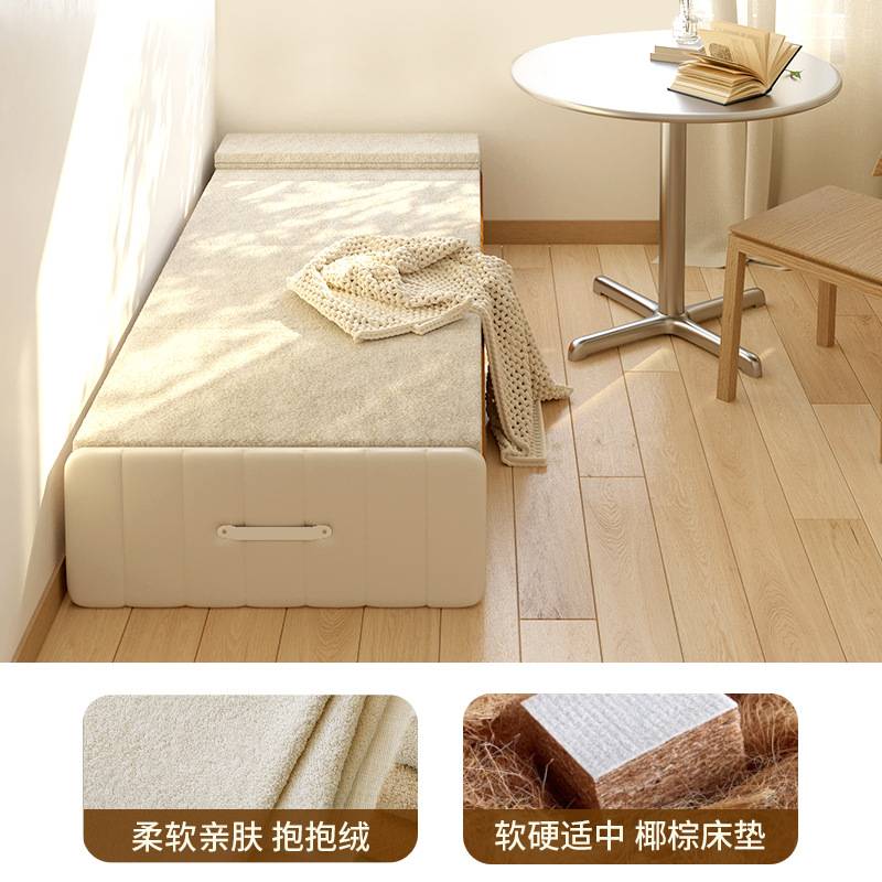 十八纸折叠床风琴彩床午休午睡床简易床办公室家用成人小床单人床