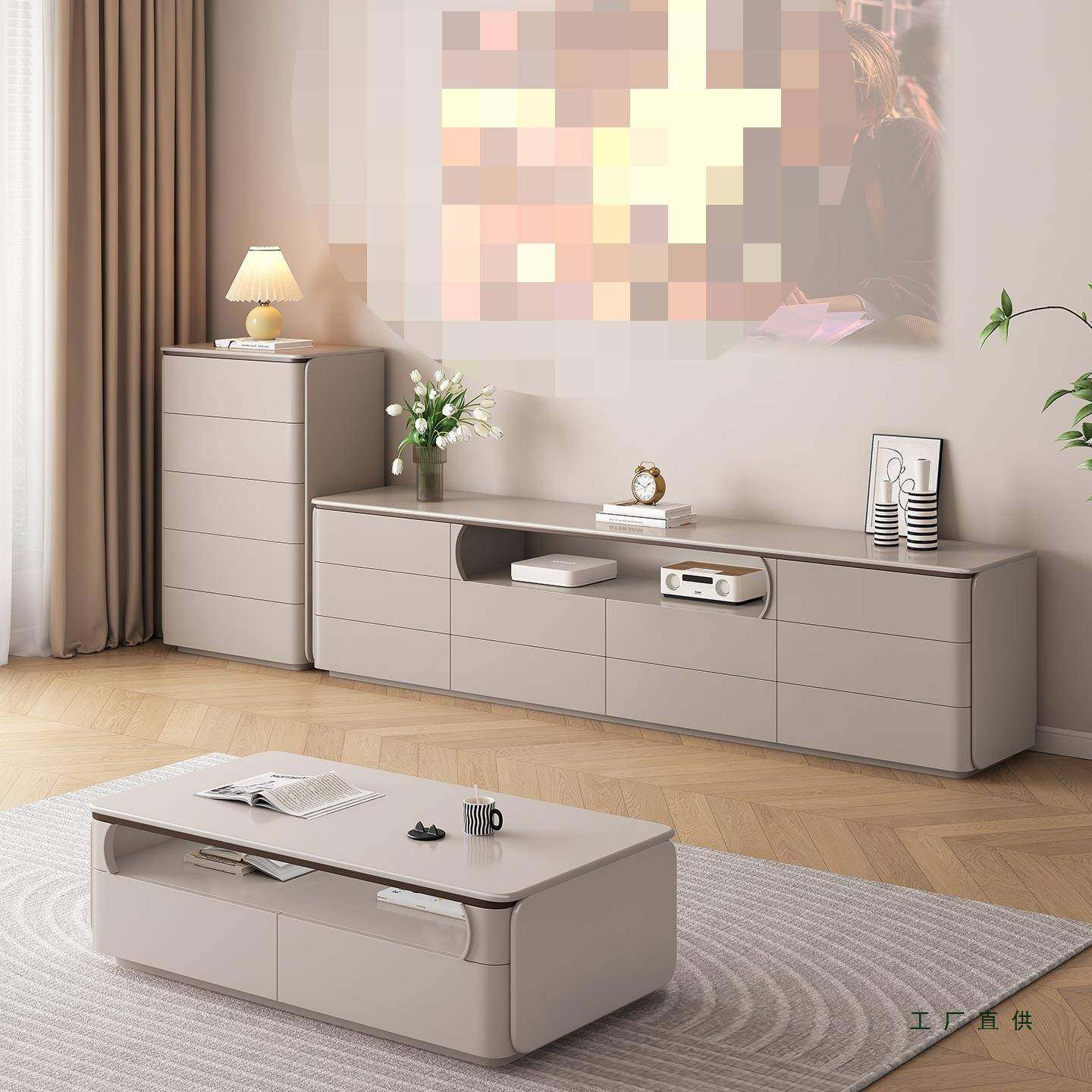 纯实木奢石落地电视柜茶几合现简约小户985型代用客厅高款奶组家,玩具/童车/益智/积木/模型,其它,淘宝优惠券,粉丝福利购,淘宝优惠卷