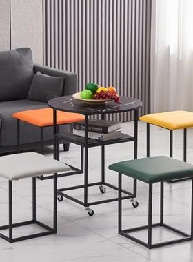 组合阳茶台茶桌魔方小36121桌子子意凳子椅客创厅几板凳家用餐桌