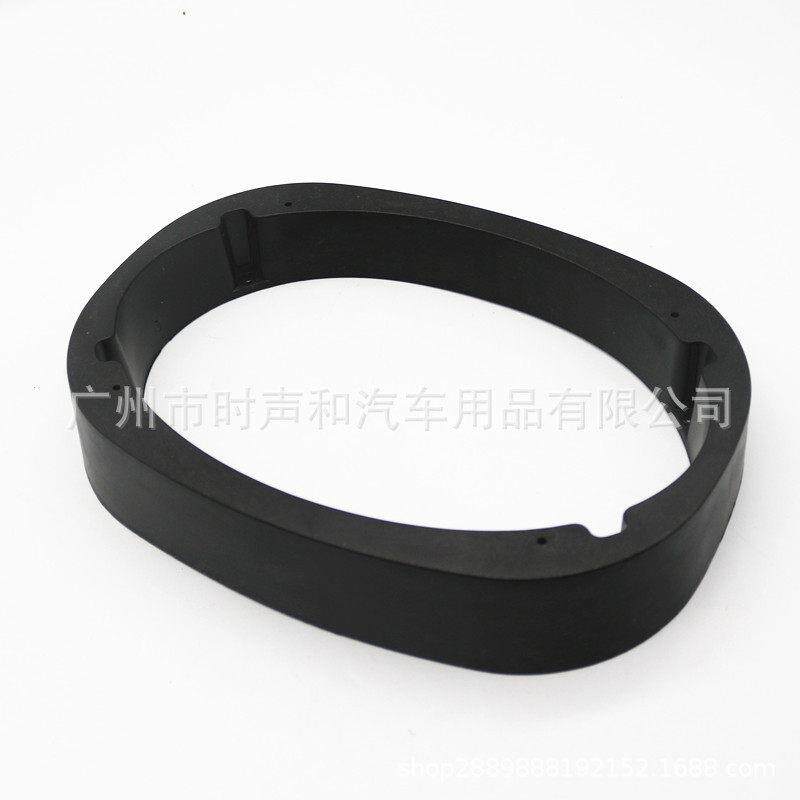 汽车音喇叭改装x响寸斜ZJX面垫塑料喇叭圈实心解共震决及安装深度