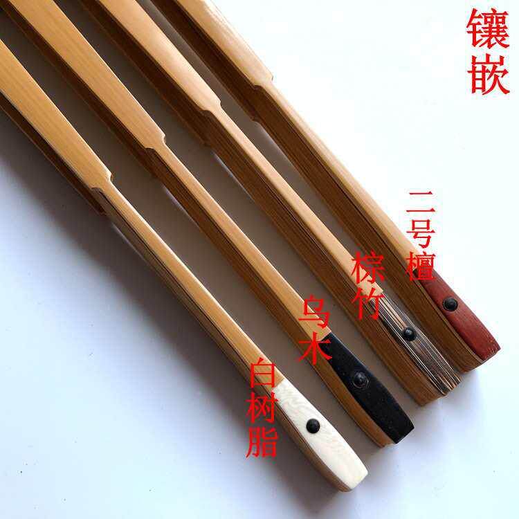 9.5寸磨折玉F87SST89竹镶嵌扇骨苏工扇面玉竹扇风文玩扇宣水纸扇