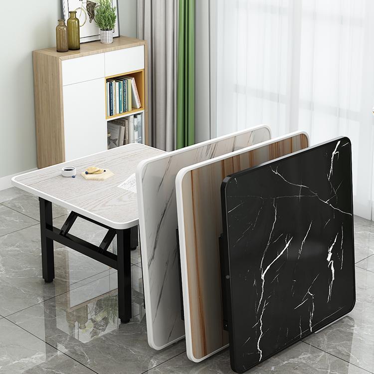 户宿舍方DE形餐桌饭桌摆摊矮方形桌子折叠桌长出租屋简易外