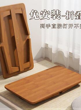 家用折叠榻榻米飘窗桌客厅不占茶几XLI炕桌实木地上学习吃非床饭