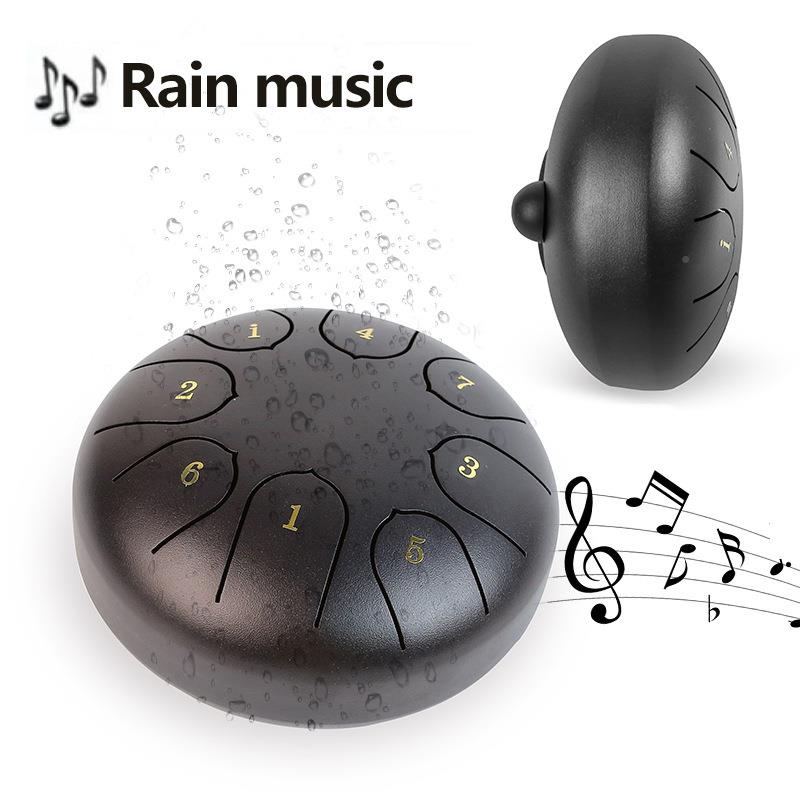 迷你钢空灵鼓6寸8音舌鼓空身鼓忘忧鼓打击乐MCG空器鼓儿童随乐器