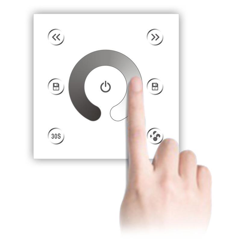 LED产品调光0器-10V/PM5V/PWM0V信W号触摸面板可P1/P1+T11自编场