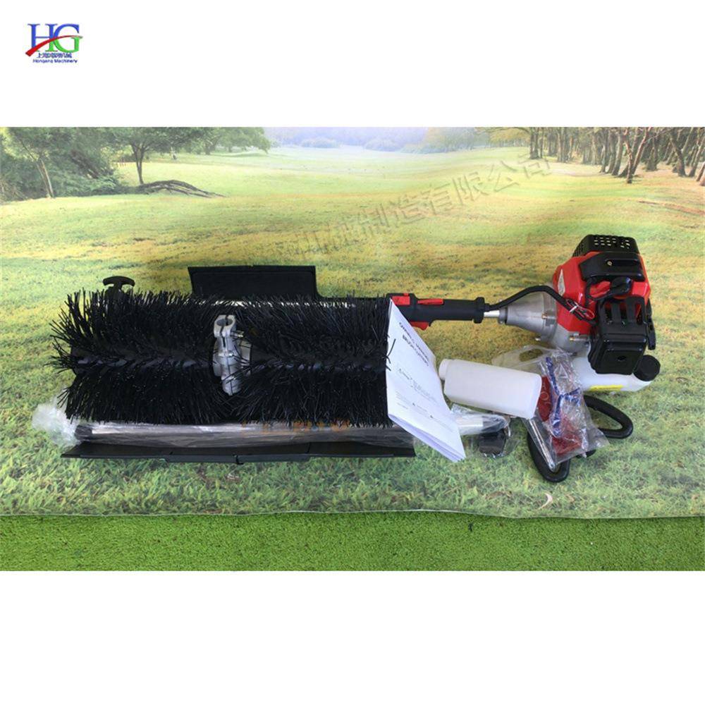 人造坪理汽油梳草机便携面式小型草YNQ坪梳草机手推式地扫雪设备