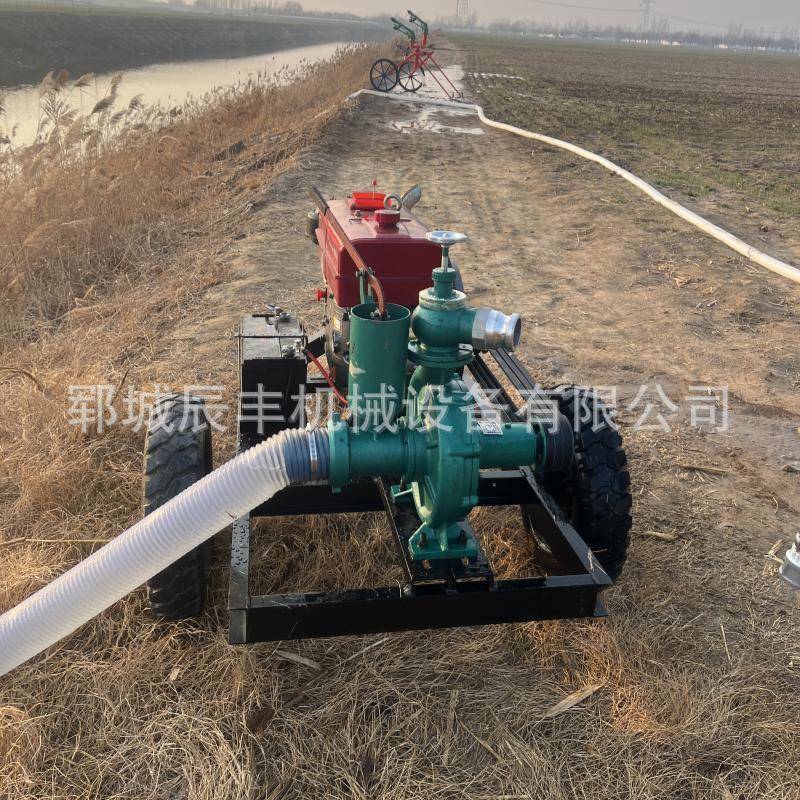 柴XHX油移溉动车高寸抽水泵压水泵浇地喷灌泵柴油混流灌泵泵排汛