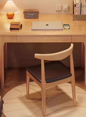 全用实书桌卧室学生学习桌小木户型办PEF桌公家电脑桌简约书房写