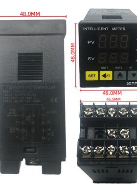 松美TC4/6/7/8/9-M1LOI多功能智R能温度控器制一路警SS报+继电器