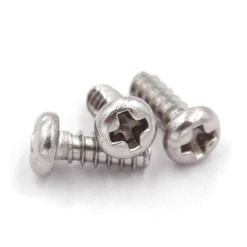 现货PB圆头字平尾自螺钉647十螺镀镍圆头十字固攻件小丝圆头螺丝