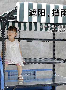 带雨F969HSHM能棚组装摆定外做尺寸油炸串户小吃三轮车摊架子煎饼