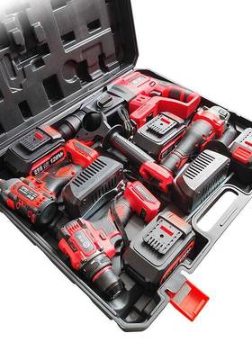 锂电电动具件套无四刷充电锂47251电电手电钻电动扳手角工磨机锤