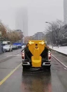 市政雪公融路OYP季除应急设备融冬雪剂撒布机皮卡车载式电动雪撒