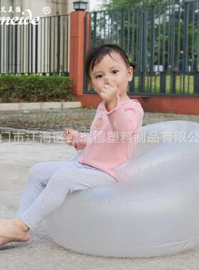 P20211027V儿童充气小沙发影明座椅圆形半透磨砂宝宝摄收纳防水儿