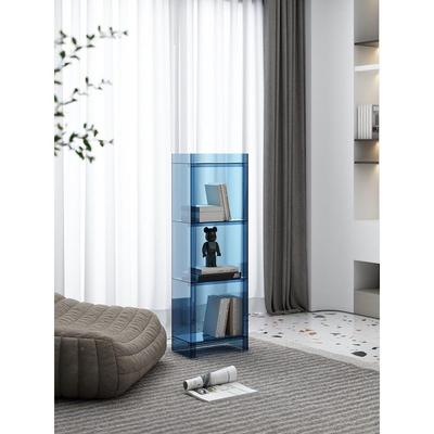 轻奢简约现代亚纳克力书柜书落地收展示架UKGE由0级环保自组合一