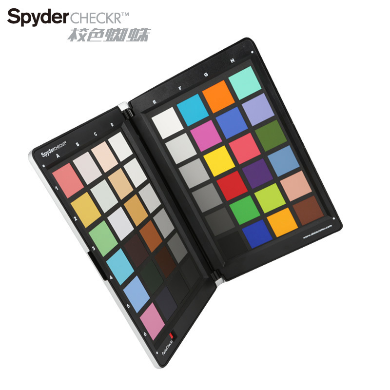 德塔Datacolor SpyderCheckR色卡 校色蜘蛛双24色灰卡48色卡