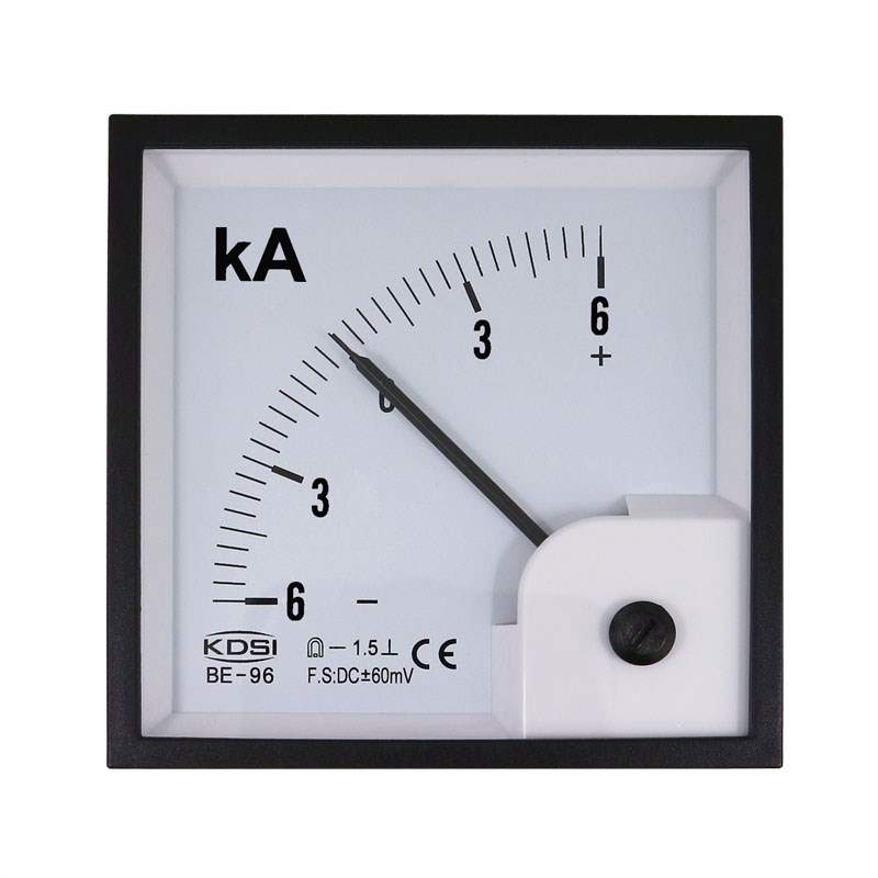指针式正负电流表BE-96 DC+-60mV+-6kA 直流电表 输入电压+-60mV