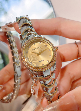 2025名牌流行爆新款简约手表女士初高中学生防水运动小巧石英腕表