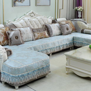 沙发垫夏季冰丝凉席垫防滑欧式沙发套罩全包坐垫万能可水洗夏天款