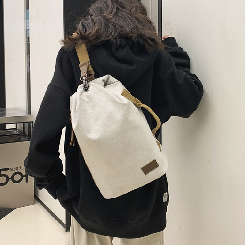休闲胸包多功能潮牌斜肩背包户外骑行男士单肩斜挎包学生运动腰包
