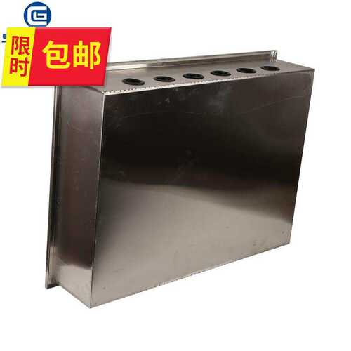 不锈钢配电箱800 600 180z加厚暗装入墙型安防Q配电柜双开门横箱