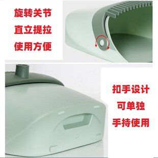 防风簸箕扫把套装家用大拖斗x可提拉站立撮子加密刷毛笤帚扫头发