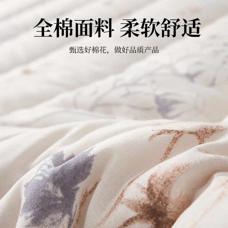 新疆长绒棉花被子手工棉t被被芯冬被单双人棉絮全棉春秋被加厚保
