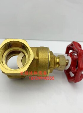 全铜丝扣闸阀门黄铜锻压闸阀加厚内螺纹闸阀水表前总阀46分DN1525