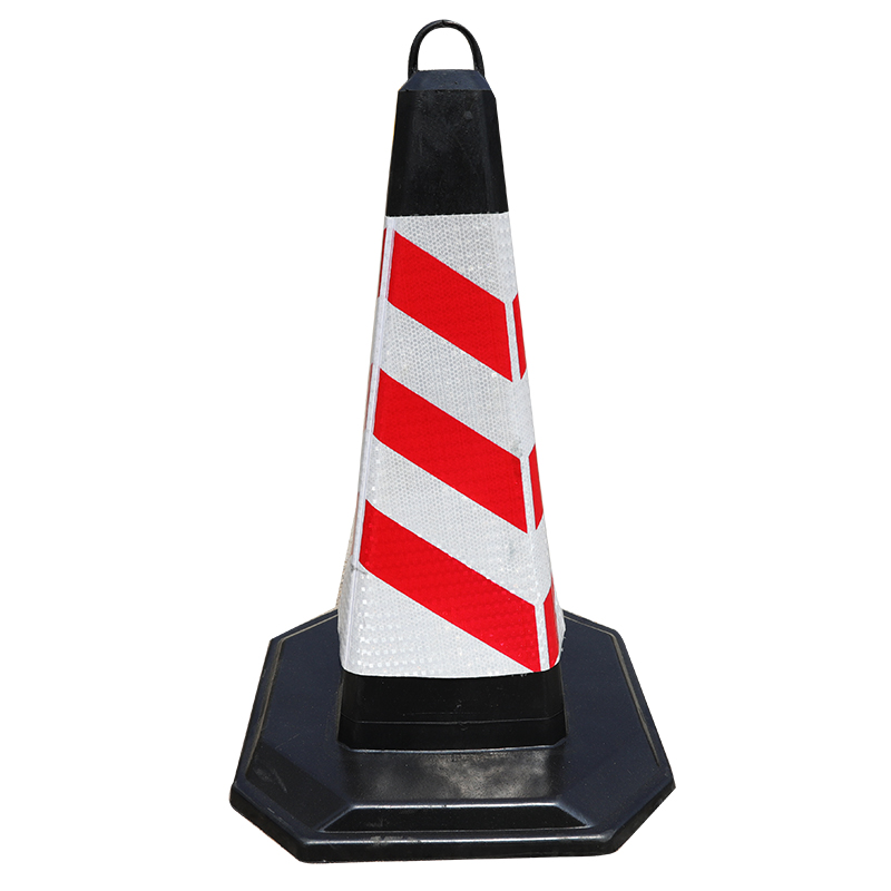 橡胶PU反光锥路锥塑料雪糕桶方锥交通锥路障禁止停车雪糕筒警示锥