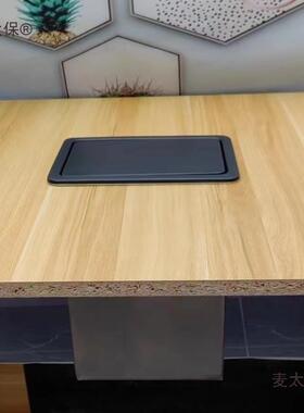 不锈钢洗手嵌入式垃圾盖台家厨房大麦理石台OJM面内嵌垃圾桶翻用